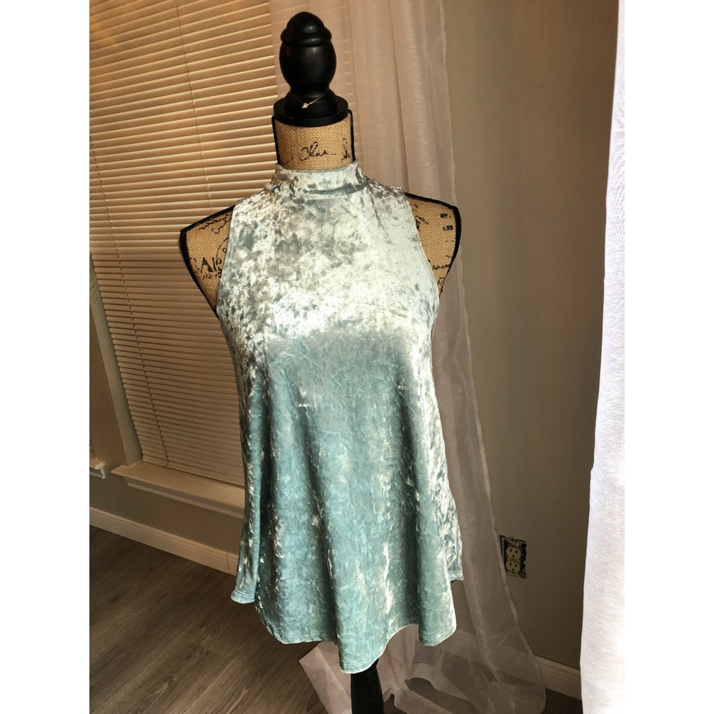 Nordstrom Crushed Velvet Tank - Brand New